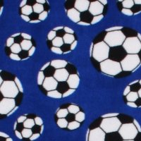 Blue Football Fabric