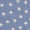 Photo of Light Blue Stars fleece fabric