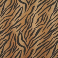 Photo of Tiger fleece fabric