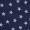 Photo of Navy Stars fleece fabric