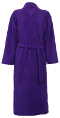 Photo of purple fleece dressing gown