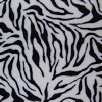 zebra fleece swatch